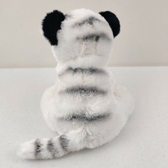 Destination Nation Plush White Tiger Cub Soft Stuffed Animal Gift Toy - Picture 3 of 9